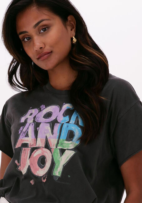Graue LEON & HARPER T-shirt TULUM JC05 RANDJ - large
