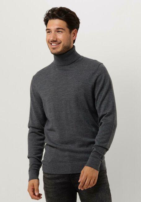 Dunkelgrau CALVIN KLEIN Rollkragenpullover MERINO TURTLE NECK - large