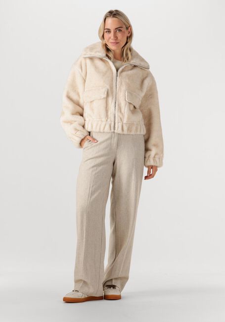 Ecru SIMPLE Teddy-Jacke WV-PI-FMINK-25-3 - large