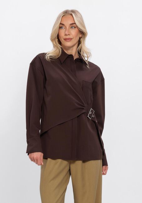 Braune STUDIO AMAYA Blusen ROOS BLOUSE - large