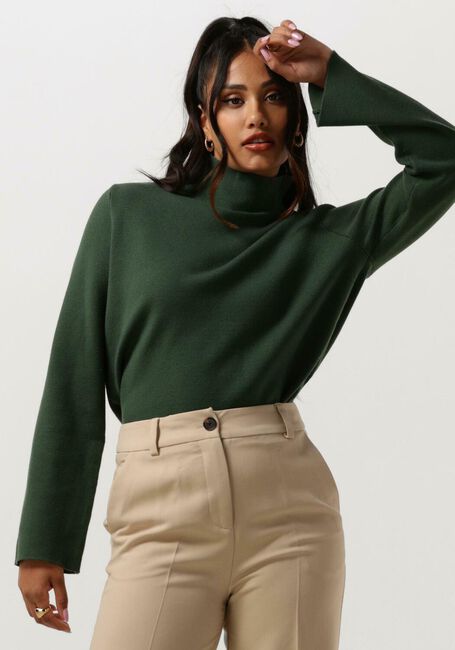 Grüne MINUS Rollkragenpullover LUPI HIGH NECK KNIT PULLOVER - large