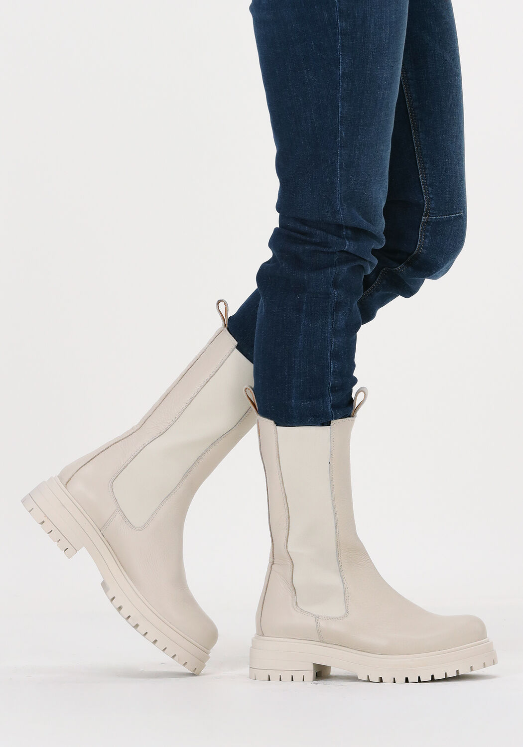 Beige CA'SHOTT Chelsea Boots 24204 - large