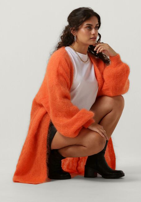Orangene AMERICAN DREAMS Strickjacke LEE MIDI CARDIGAN - large