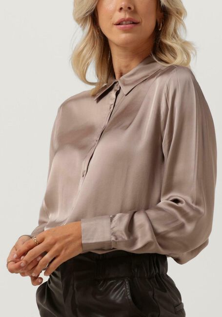 Bronzefarbene MODSTRÖM Bluse BEATE SHIRT - large