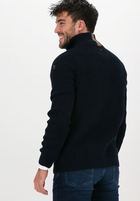 Dunkelblau VANGUARD Pullover HALF ZIP COLLAR COTTON ARCRYLI - large