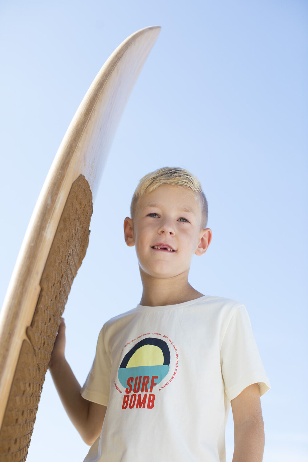 Nicht-gerade weiss MOODSTREET T-shirt T-SHIRT WITH CHEST PRINT - large