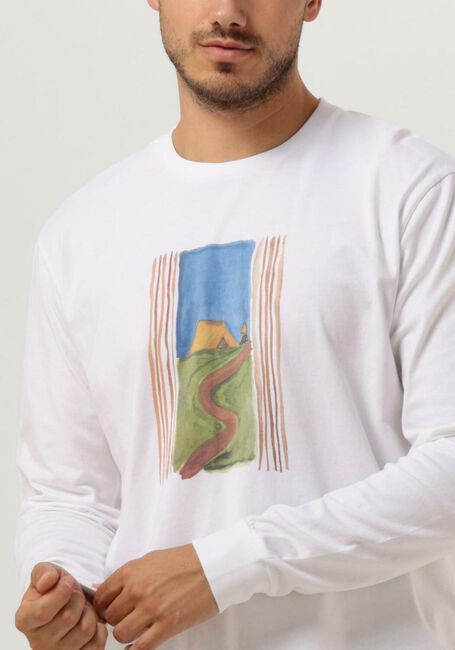 Weiße FORÉT Langarmshirts REMOTE LONGSLEEVE - large