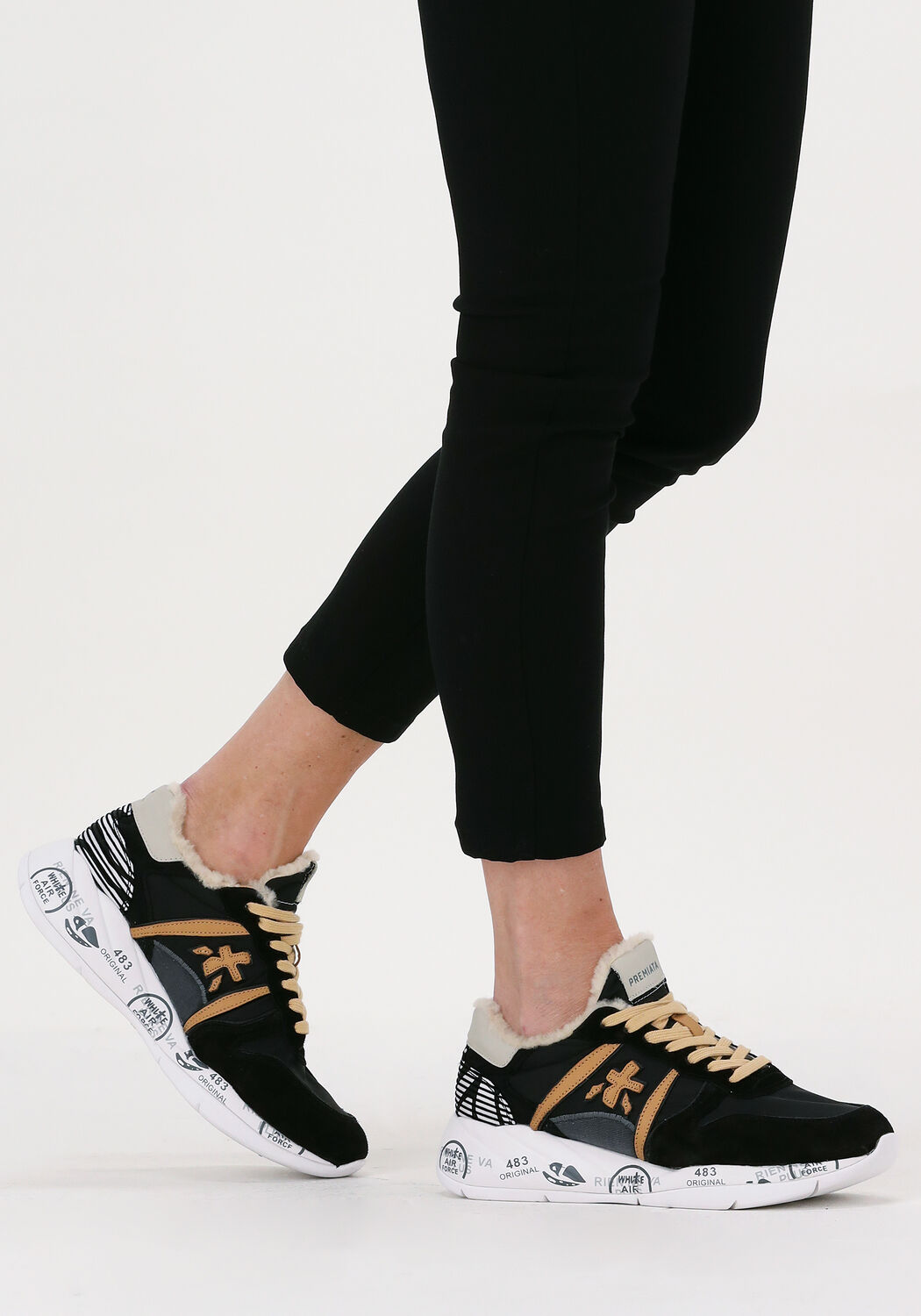 Schwarze PREMIATA Sneaker Low LAYLA - large