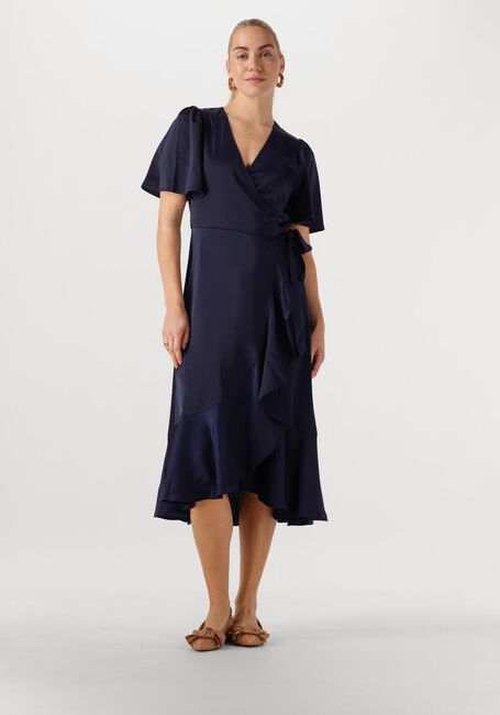 Dunkelblau Y.A.S. Midikleid YASTHEA MIDI WRAP DRESS - large