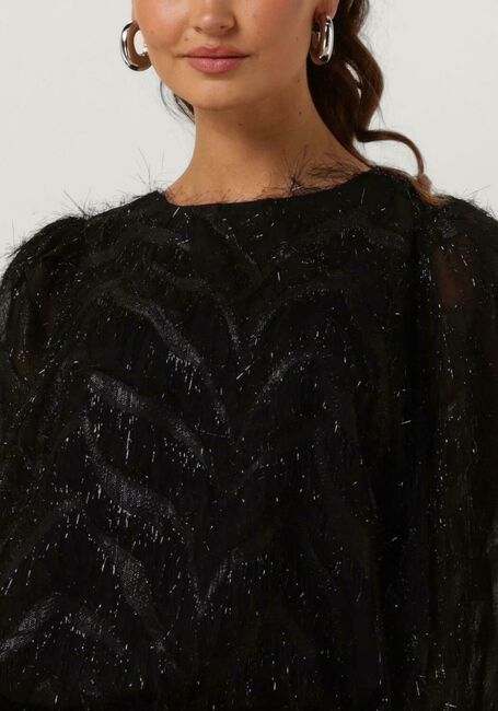 Schwarze SUMMUM Blusen TOP FLUFFY - large