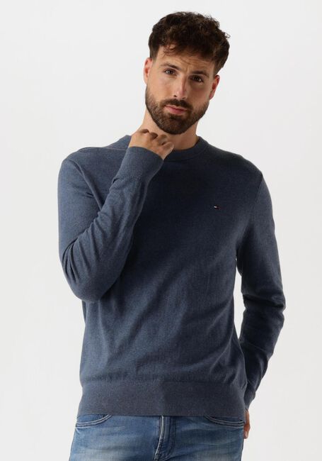 Dunkelblau TOMMY HILFIGER Pullover PIMA ORG CTN CASHMERE CREW NECK - large