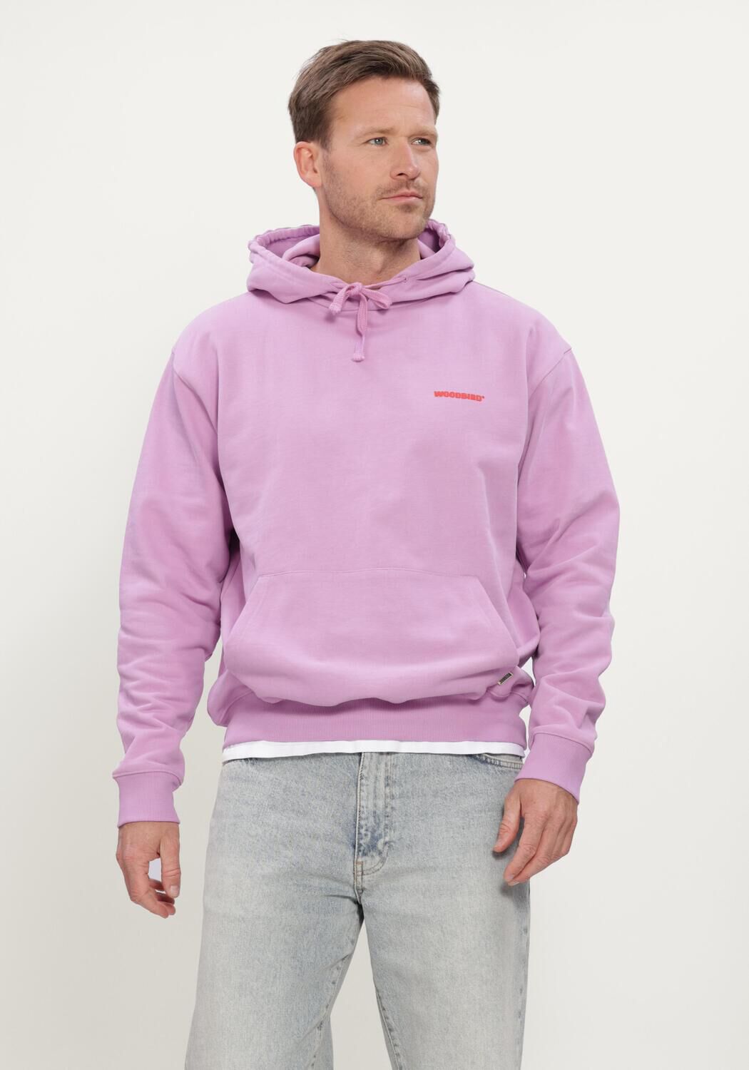 Lila WOODBIRD Sweatshirt WBPACS TRAM HOODIE - large