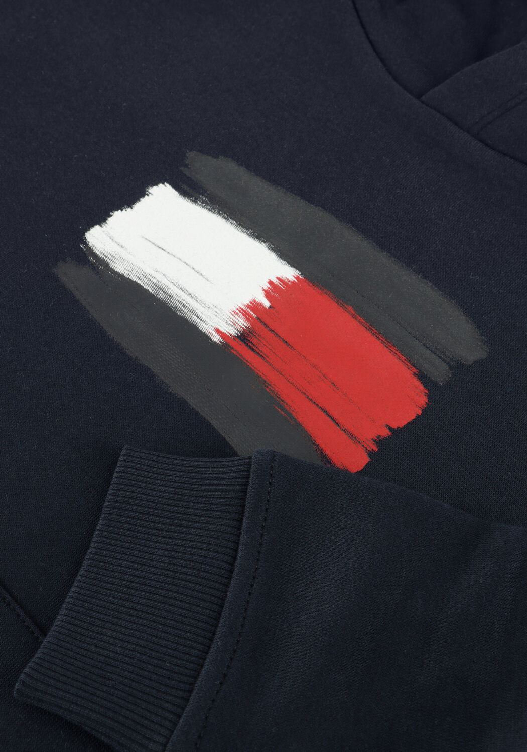 Dunkelblau TOMMY HILFIGER Sweatshirt FLAG HOODIE - large