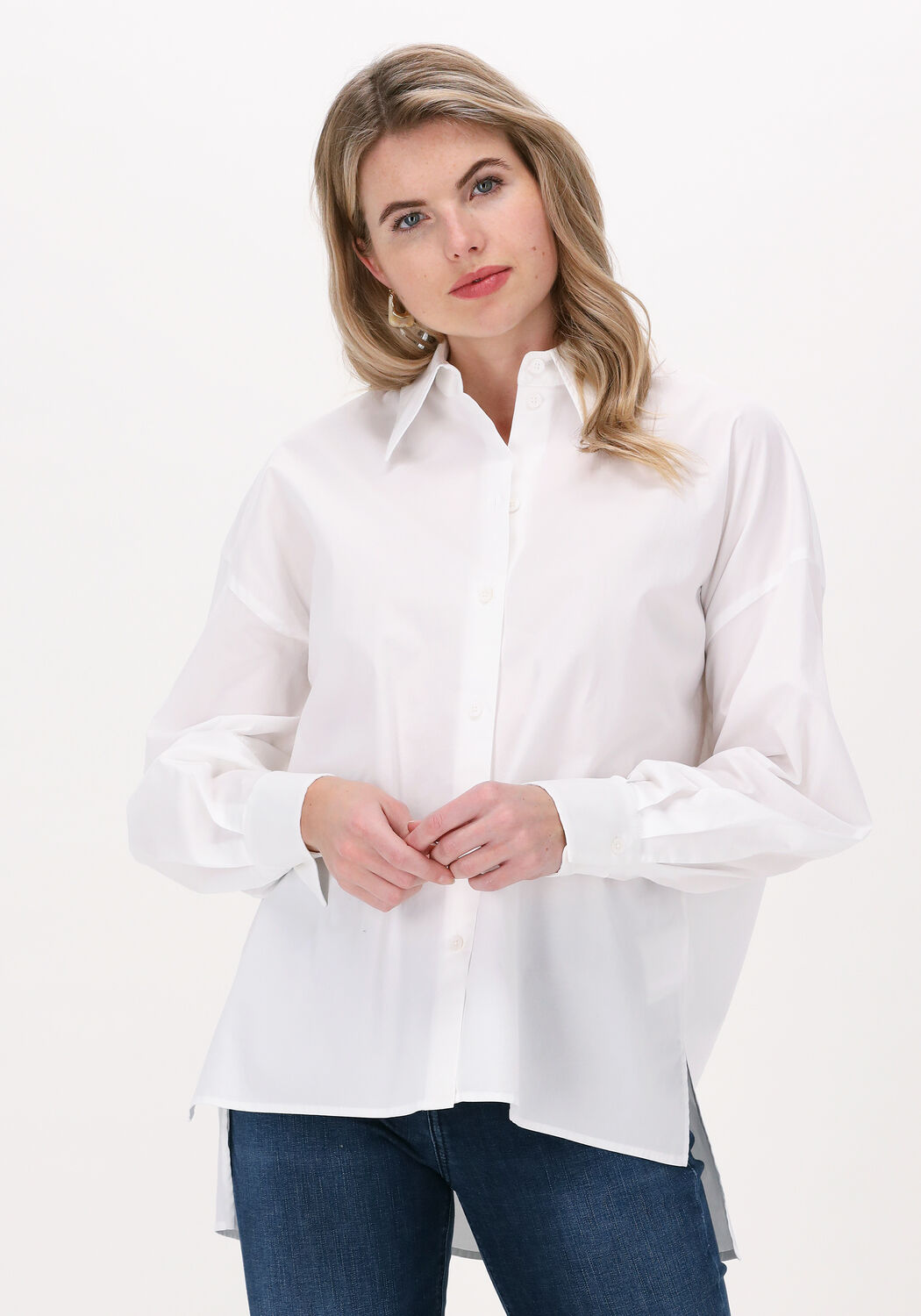 Drykorn bluse weiss Clearance