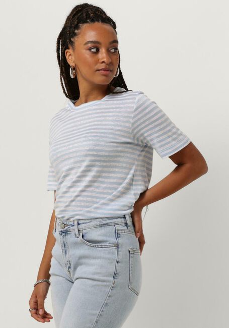 Hellblau MY ESSENTIAL WARDROBE T-shirt LISAMW STRIPED TEE - large