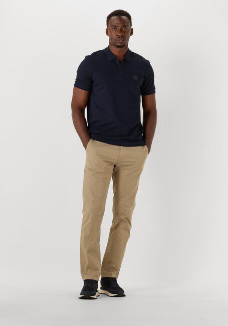 Dunkelblau BOSS ORANGE Polo-Shirt PASSERZIP - large