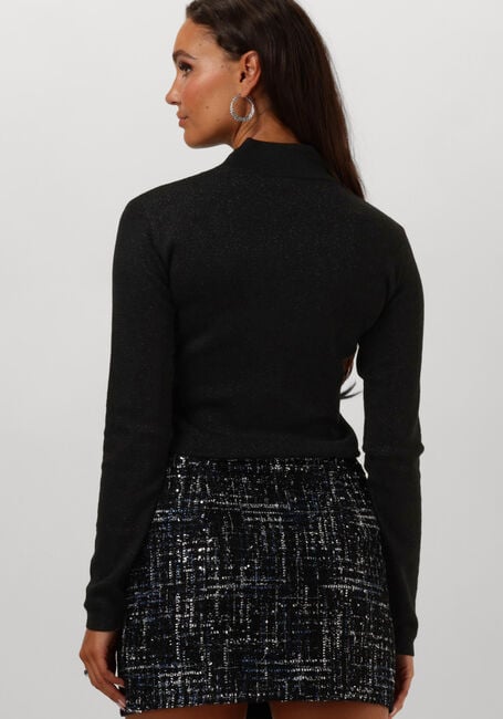 Schwarze EST'SEVEN Rollkragenpullover NIKOLE TOP LONGSLEEVE - large