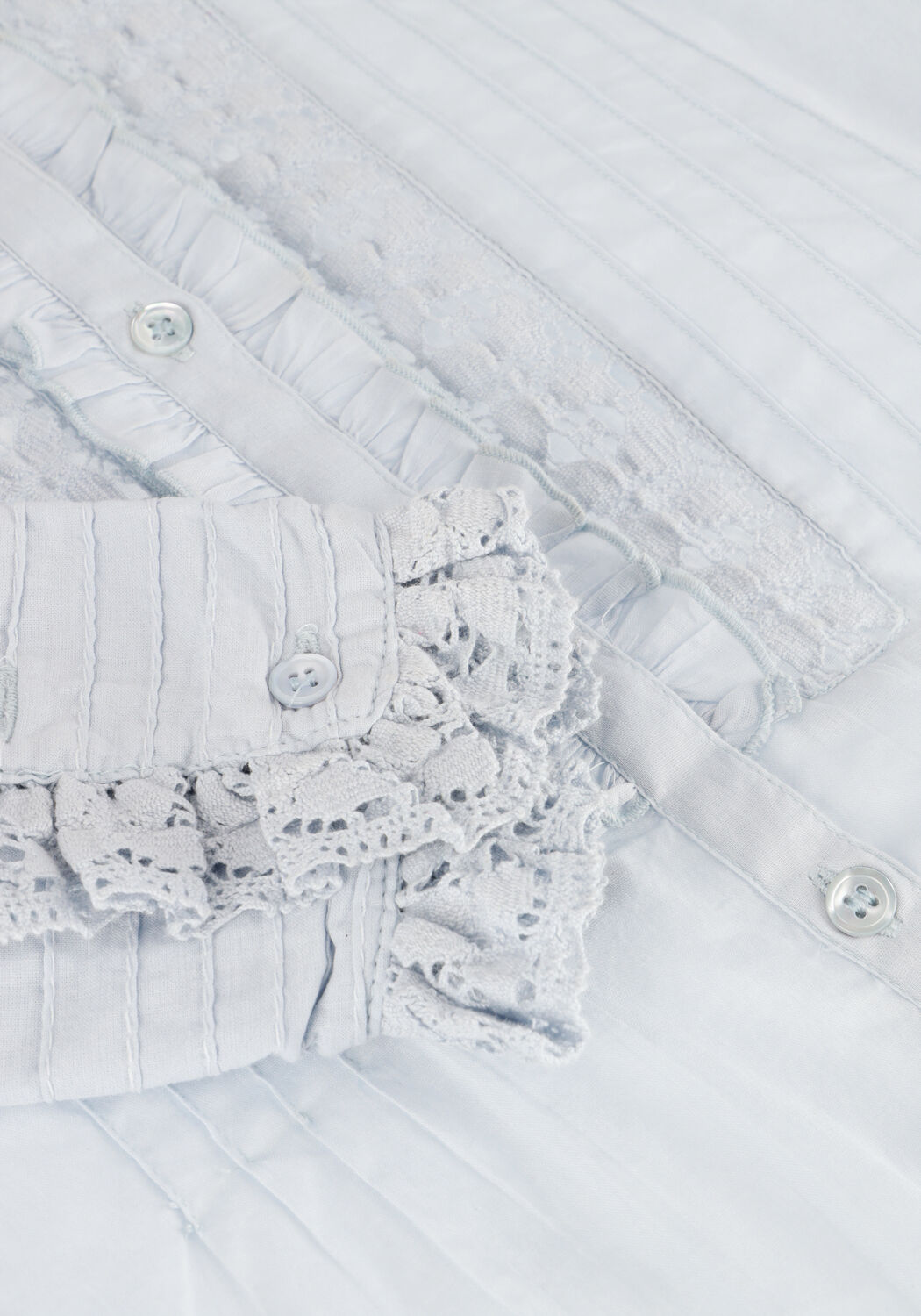 Hellblau ANTIK BATIK Blusen LENA BLOUSE - large