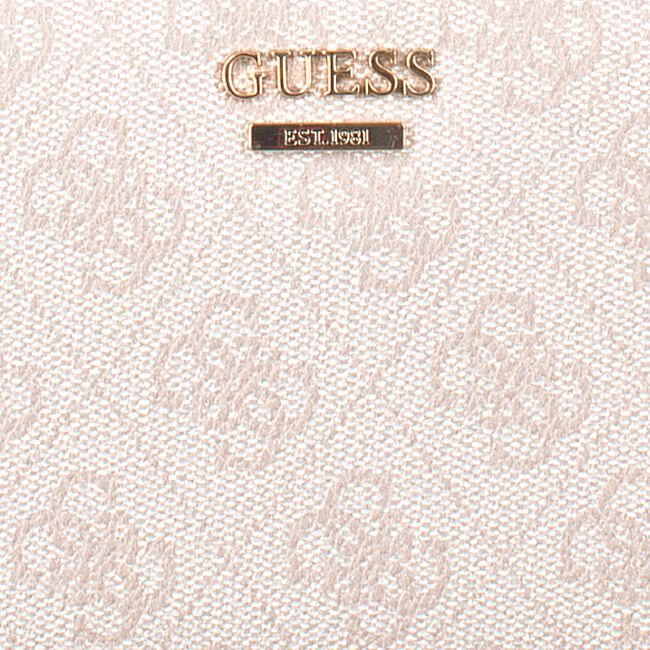 Beige GUESS Portemonnaie DOWNTOWN COOL SLG - large
