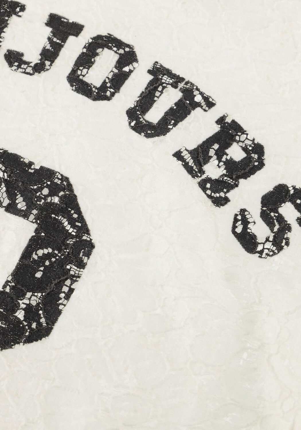 Wei&szlig;e INDIAN BLUE JEANS T-shirt T-SHIRT LACE - large