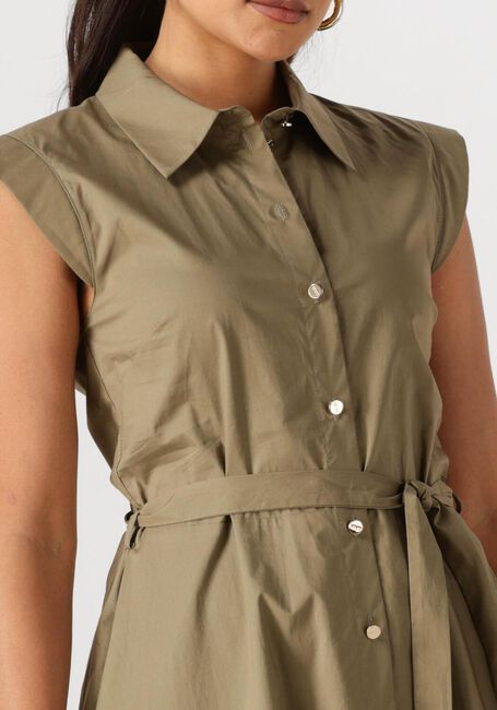 Khaki LIU JO Midikleid 3.0 ABITO CHEMISIER S/M - large