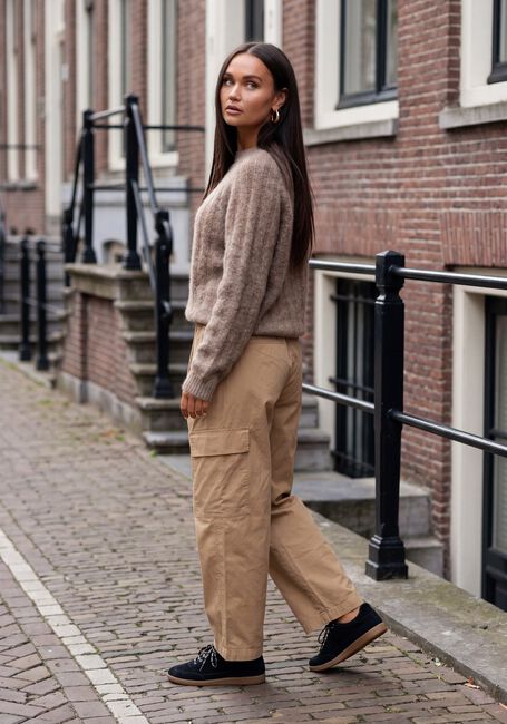 Camelfarbene BY-BAR Pullover ZOE PULLOVER - large