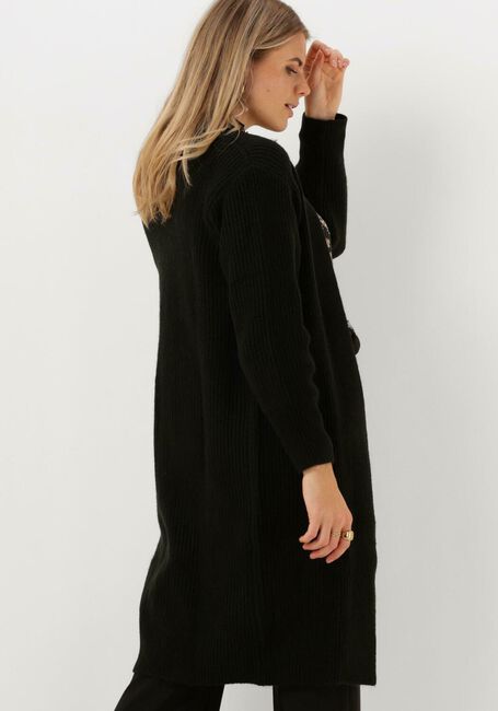 Schwarze NEO NOIR Strickjacke GIANA HEAVY KNIT CARDIGAN - large