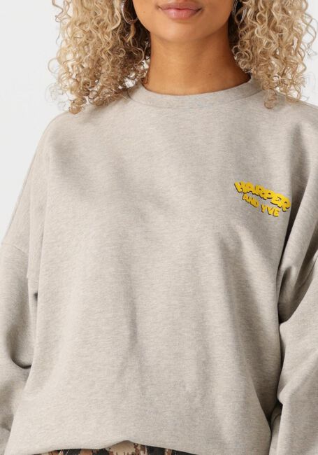 Graue HARPER & YVE Sweatshirt ROLLTHEDICE-SW - large