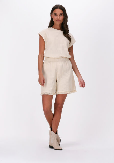 Beige OBJECT Kurze Hose KELLY HW SHORTS - large