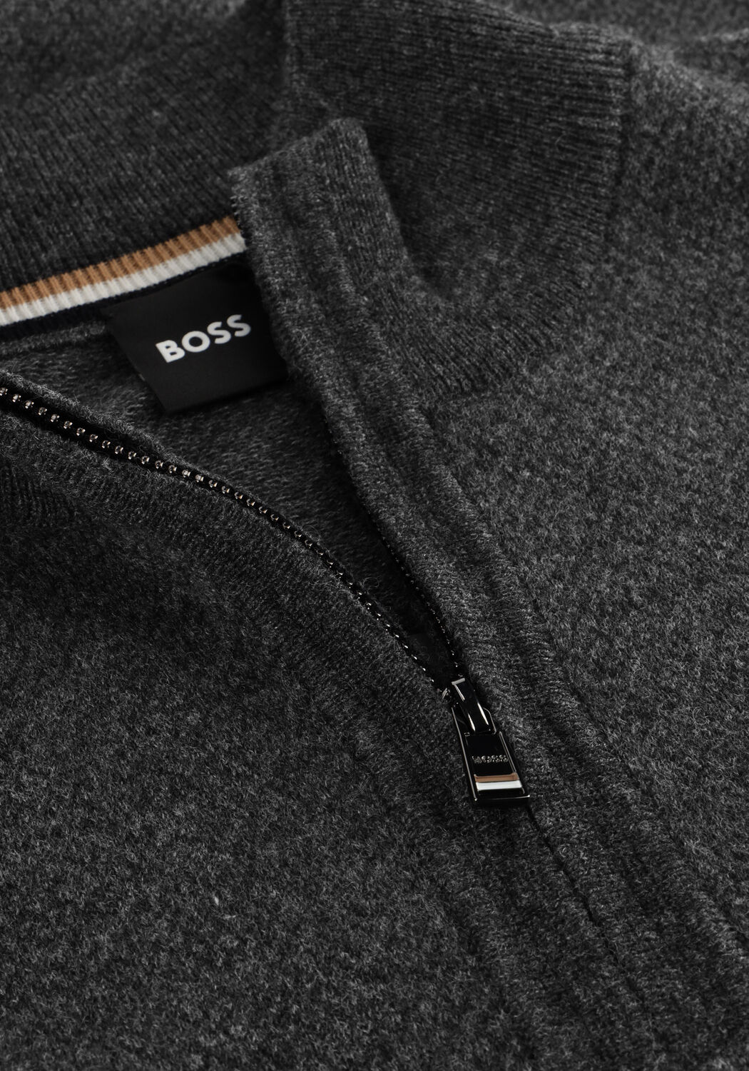 Schwarze BOSS BLACK Pullover HETTORE - large