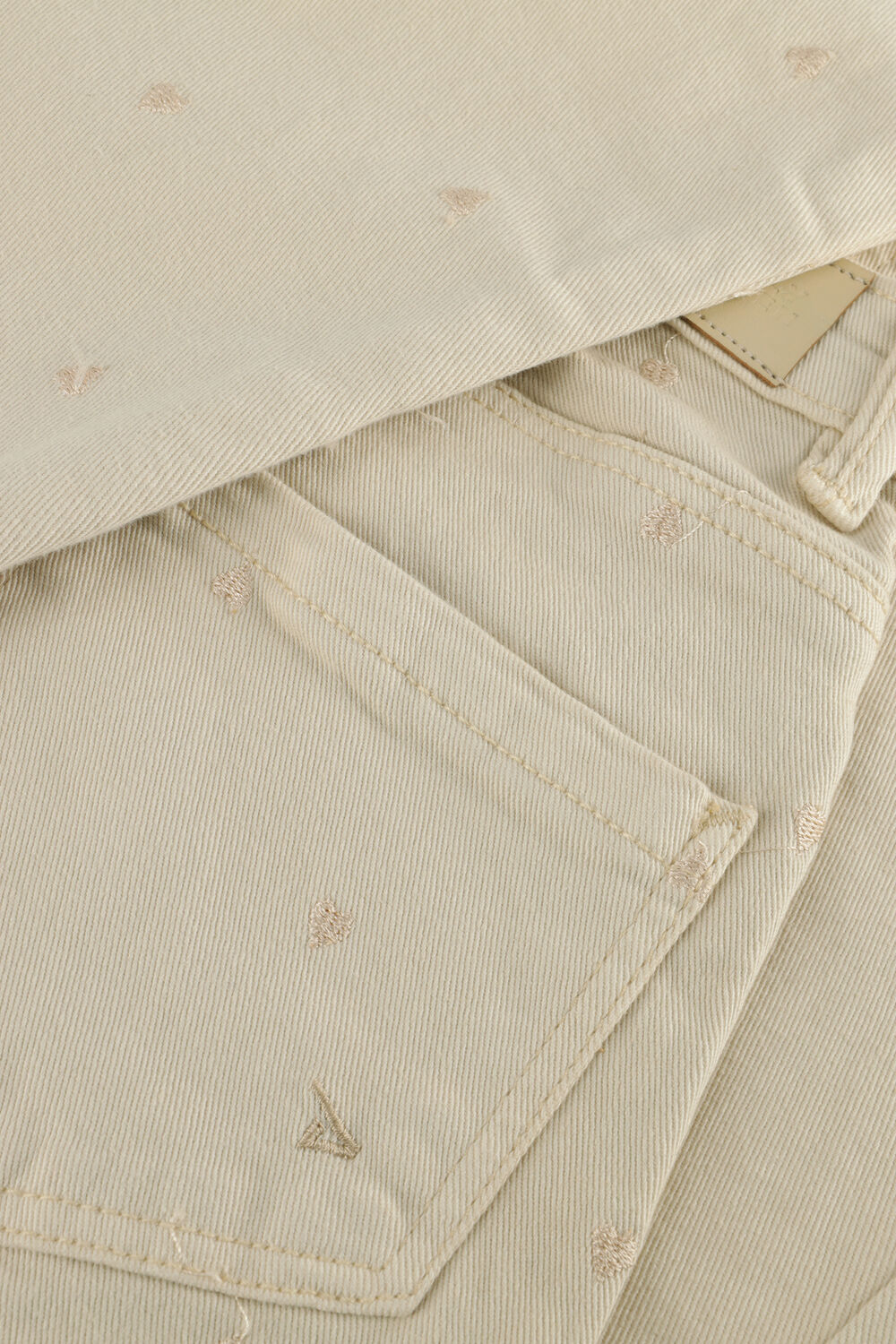 Ecru DAILY7 Lange Hosen MOM FIT WASHED - large