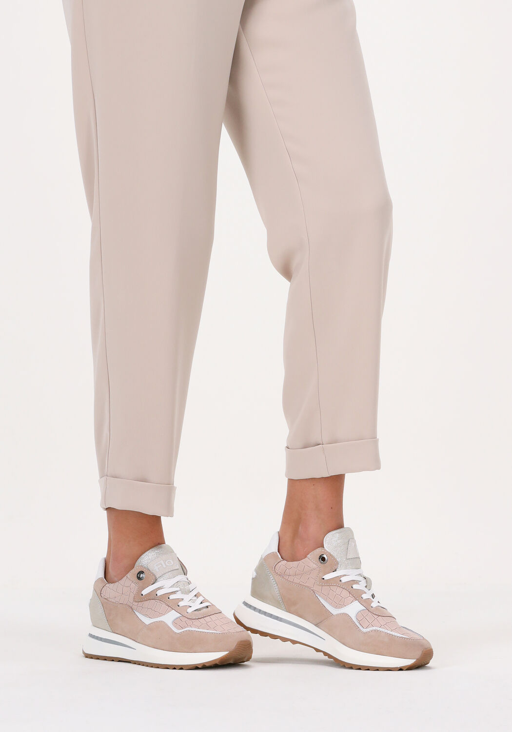 Beige FLORIS VAN BOMMEL Sneaker Low SFW-10065 - large