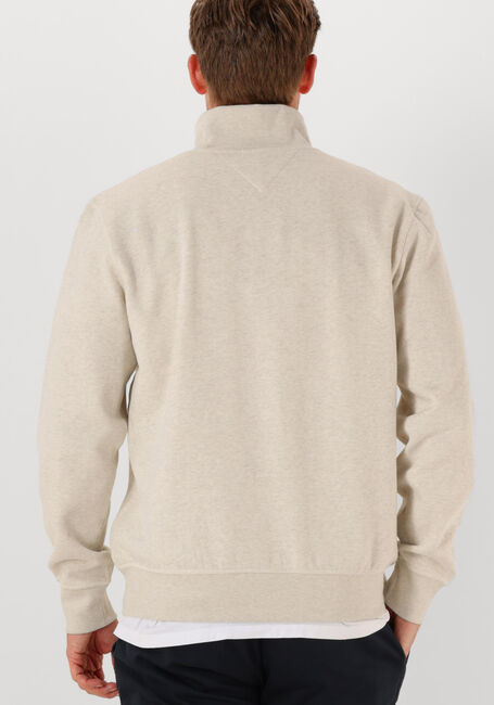 Ecru TOMMY HILFIGER Pullover ESSENTIAL FLEECE 1/4 ZIP - large
