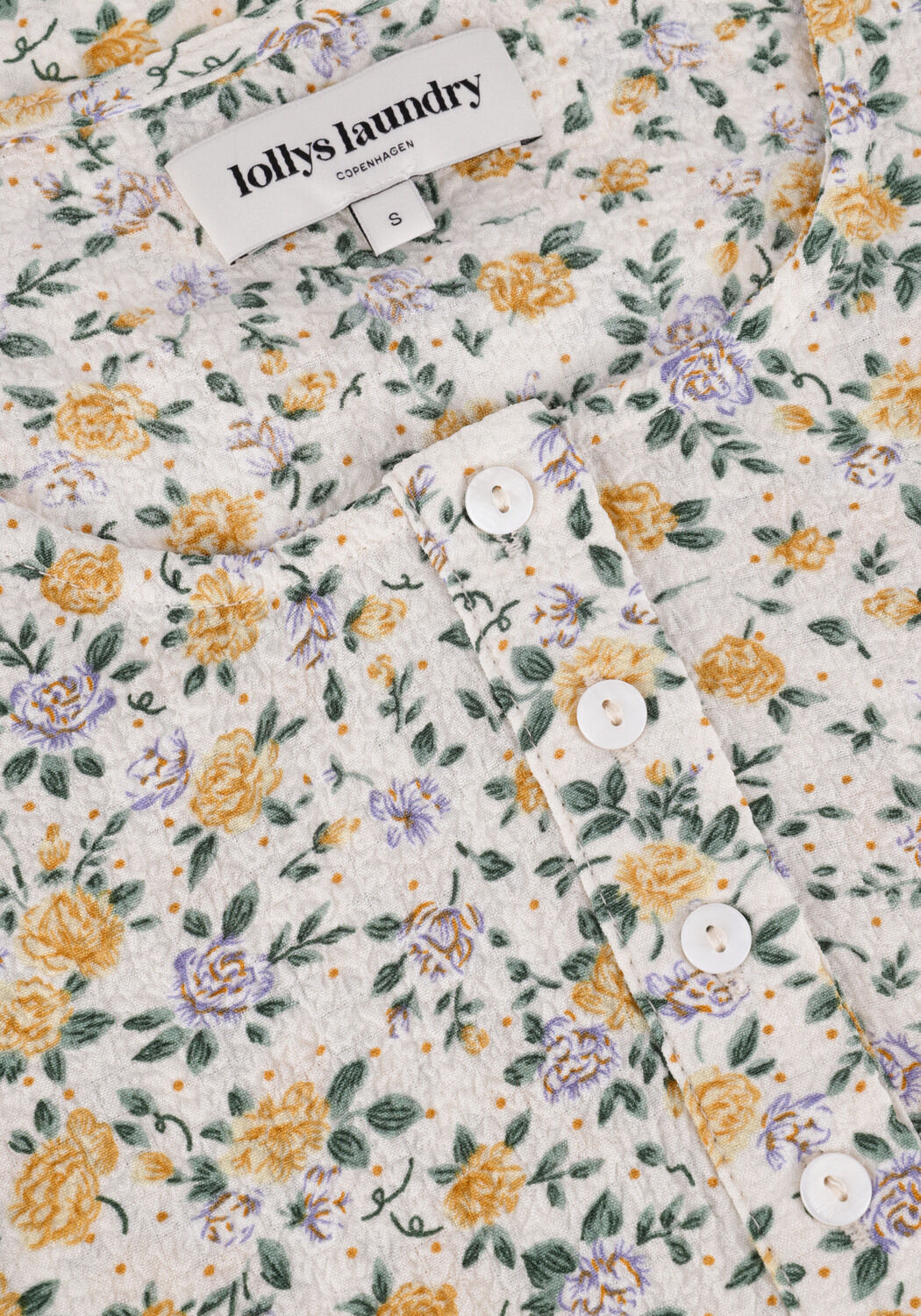 Gelbe LOLLYS LAUNDRY Top TRALI - large