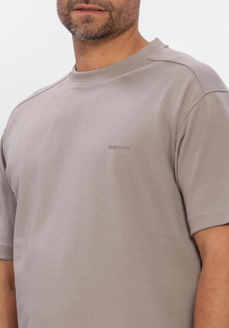 Taupe GENTI Polo-Shirt T-SHIRT SS 1227 - large