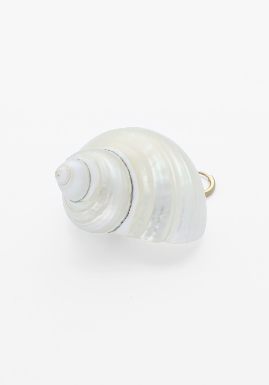 Wei&szlig;e BONNIE STUDIOS Schmuck BIG SHELL PENDANT - large