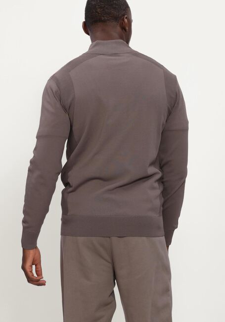 Taupe GENTI Pullover & Cardigans TURTLE ZIP LS - large