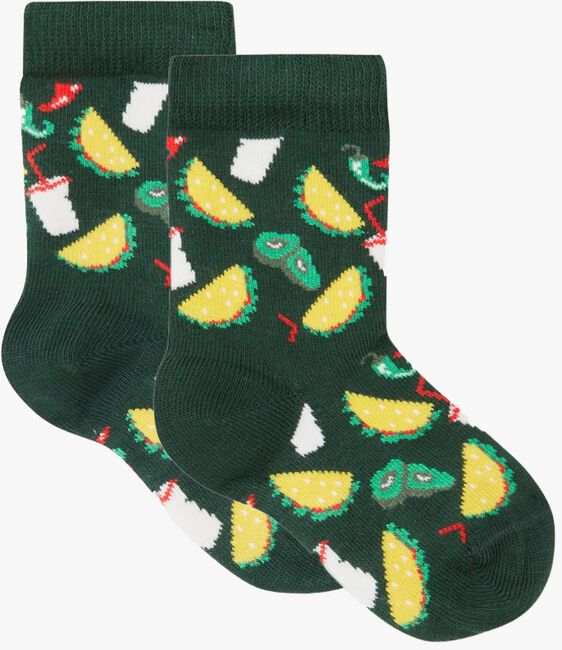 Grüne HAPPY SOCKS KIDS TACO Socken - large