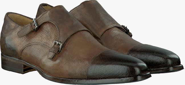 Braune GREVE BARBERA MONK Business Schuhe - large