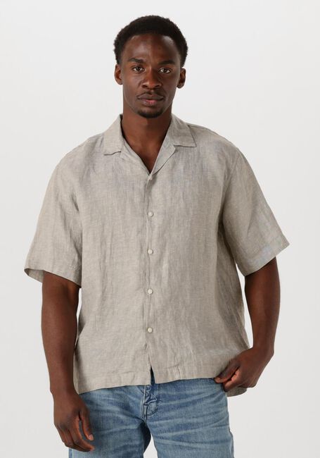 Sand SELECTED HOMME Casual-Oberhemd SLHREGKYLIAN SS SHIRT RESORT - large