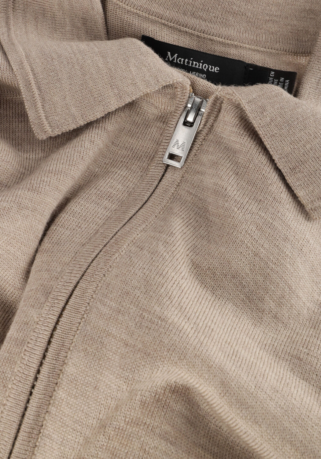 Beige MATINIQUE Polo-Shirt MAPOLO KNIT - large