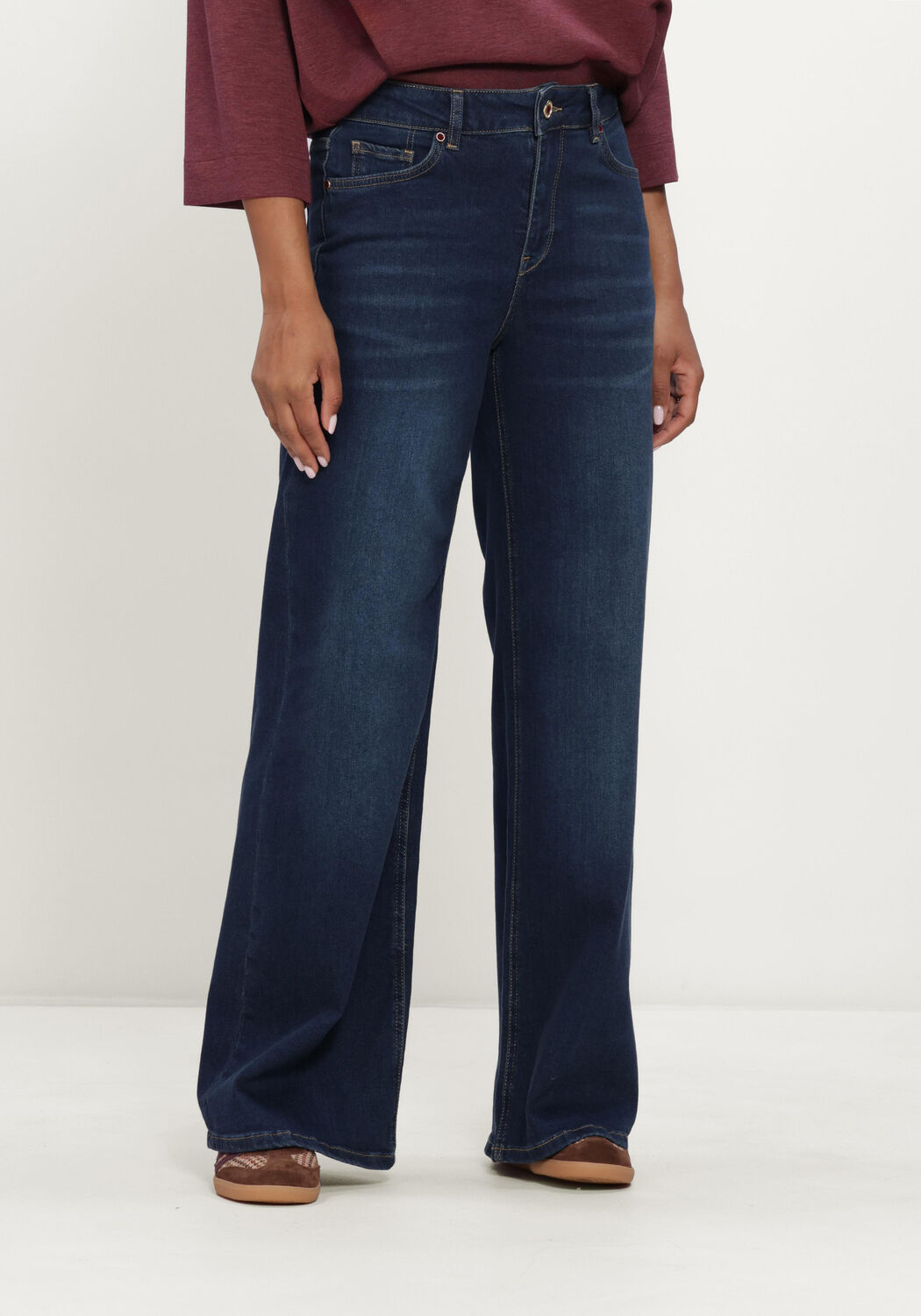 Dunkelblau MOS MOSH Wide jeans MMDARA HERA JEANS - large