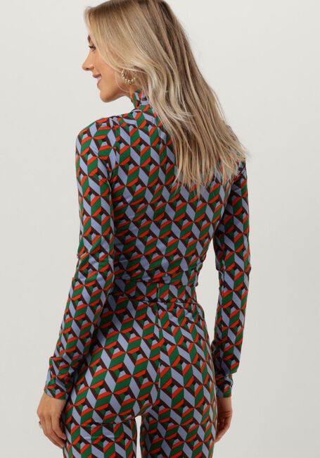 Mehrfarbige/Bunte COLOURFUL REBEL Tops & T-shirts NEYO GRAPHIC PEACHED TURTLENECK TOP - large