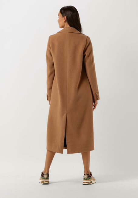 Camelfarbene NOTRE-V Mäntel WOL COAT LONG - large