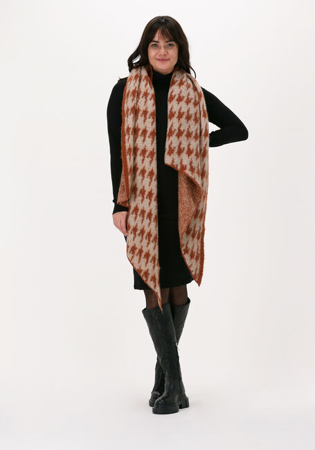 Braune YEHWANG Schal WINTER WONDER - large