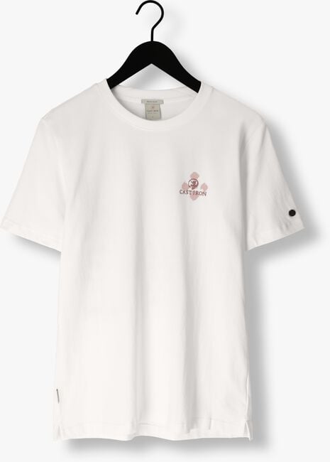 Nicht-gerade weiss CAST IRON T-shirt SHORT SLEEVE R-NECK REGULAR FIT COTTON - large