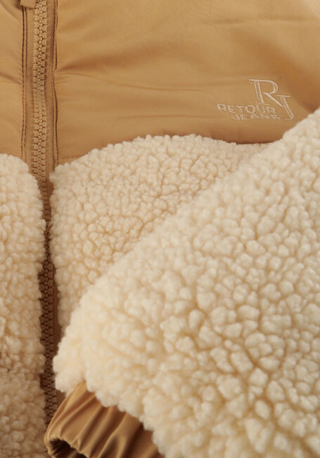 Creme RETOUR Teddy-Jacke CHLOE - large