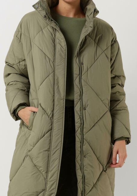 Olive NOTRE-V Wattierte Jack PUFFER DIAMOND - large