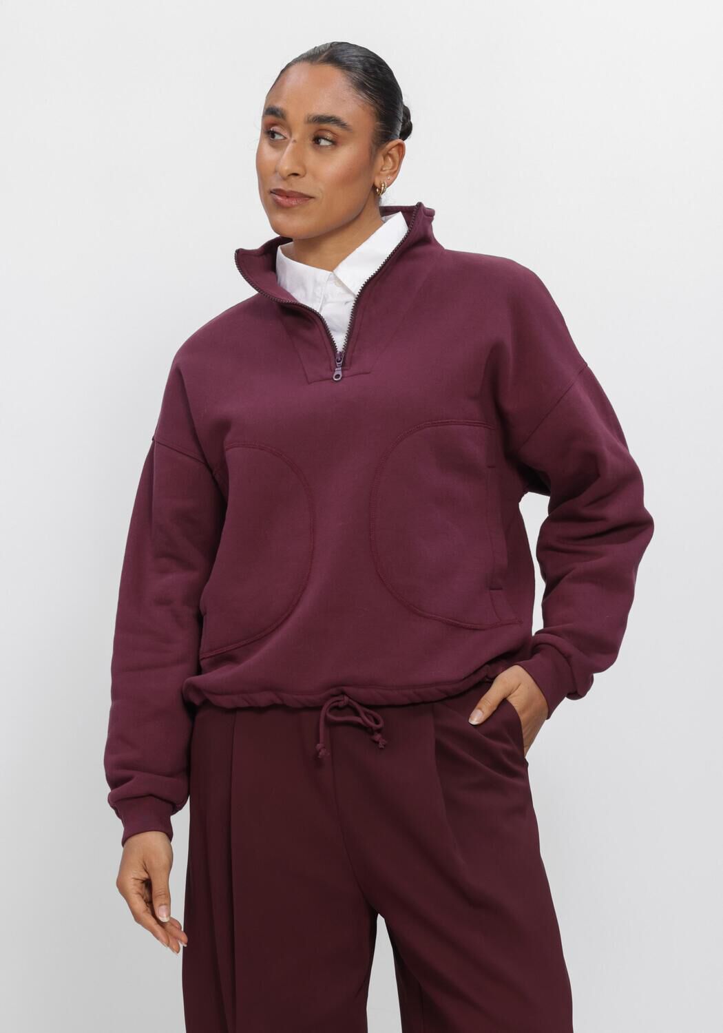 Bordeaux PENN & INK Pullover W26F1925 - large