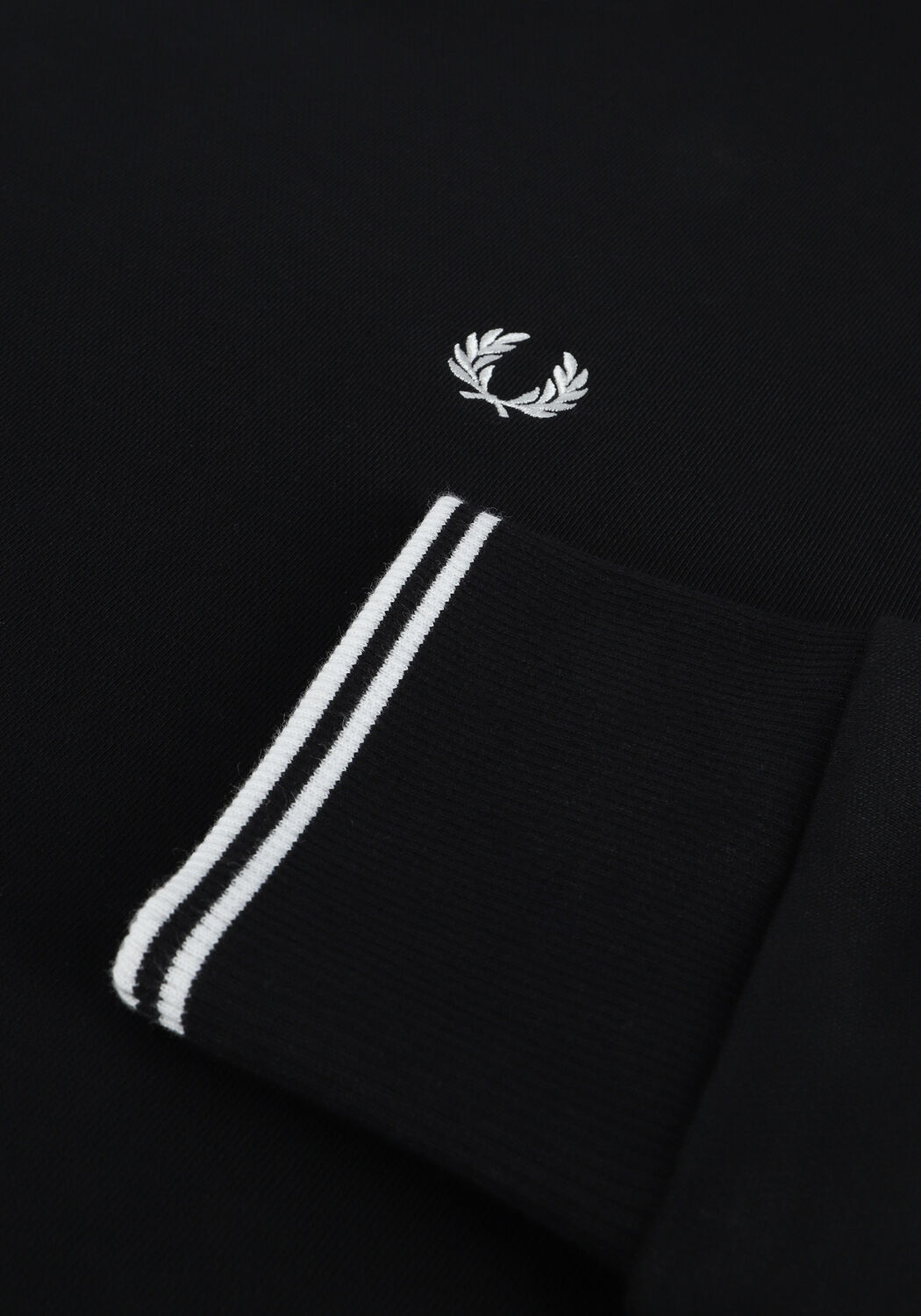 Schwarze FRED PERRY Pullover CREW NECK SWEATSHIRT - large